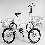 QUADRICICLO ADULTO 21 MARCHAS VÁRIAS OPÇÕES DE CORES Branco