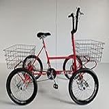 Quadriciclo Adulto 21 Marchas Várias Opções De Cores Vermelho