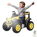 Quadriciclo Carrinho Elétrico Infantil Mini Carro Brinquedo Passeio Veículo Com Controle Remoto Bateria 6v Recarregável