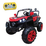 Quadriciclo Carrinho Elétrico Infantil Utv 12v 2 Lugares Cor Vermelho Bw085br