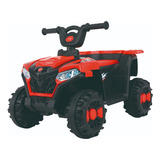 Quadriciclo Elétrico Infantil Com Marcha Frente E Ré Vermelho Zippy Toys