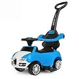 Quadriciclo Infantil Com Pedal Kidino Carrinho De Passeio Infantil Com Haste Empurradora Andador Smart Carrinho Empurrador Azul 