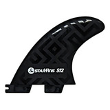 Quadriquilha Sf2 Soul Fins Preta Encaixe Fcs2
