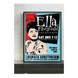 Quadro - Ella Fitzgerald In Concert - Decor - 36 Cm P/ 52 Cm