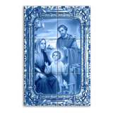 Quadro 100 Azulejo Sagrada Família Lindo Estilo Portugues 