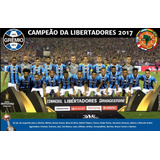 Quadro 20x30: Grêmio Tri Campeão Da Copa Libertadores - 2017