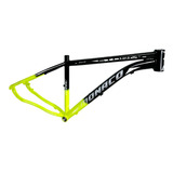 Quadro 29 Monaco Storm Alum Mtb Tam 17 Preto Amarelo Neon