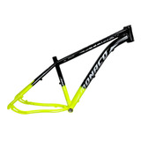 Quadro 29 Monaco Storm Alum Mtb Tam 19 Preto Amarelo Neon