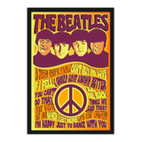 Quadro 34x49cm Beatles Alternativo - Bandas De Rock - 70