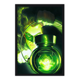 Quadro 34x49cm Lanterna Verde Green Lantern Dc Comics