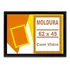 Quadro 45x62 Com Vidro Moldura Laqueada Fosca Quebra Cabeça