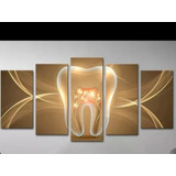 Quadro 5 Peças Odontologico P consultório