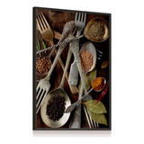 Quadro 53x73 Vidro Colheres