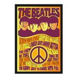 Quadro 64x94cm Beatles Alternativo - Bandas De Rock - 70