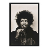 Quadro 64x94cm Jimi Hendrix Bandas De Rock 88