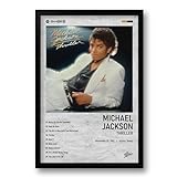 Quadro álbum Spotify Thriller - Michael Jackson - 40x60cm