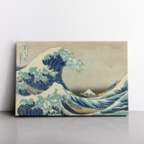 Quadro A Grande Onda De Kanagawa Katsushika Hokusai 120x65cm