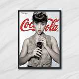 Quadro A4 Coca-cola Retro - Escolha Arte + De 200 Modelos