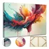 Quadro Abstrato Decorativo Alta Definicao Tela Em Tecido