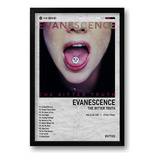 Quadro Álbum Spotify The Bitter Truth Evanescence 40x60cm