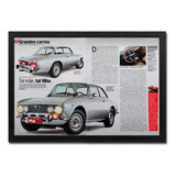Quadro Alfa Romeo Giulia Gtv 1974 Matéria Original Revista
