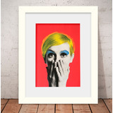 Quadro Andy Warhol Pop Art 56x46cm Vidro + Paspatur W0145