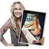 Quadro Antigo Skull Art Poster Pinup Vintage Retrô Tama3 170