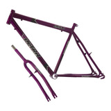 Quadro Aro 26 Em Aço Carbono Com Garfo Masculino Ultra Bikes