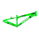 Quadro Aro 26 Vikingx Dirt Jump Tuff X Alumínio Tam 13 Cor Verde Neon
