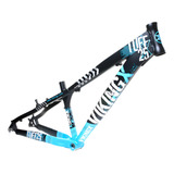 Quadro Aro 26 Vikingx Tuff X 25 Dirt Jump Cor Preto Azul