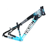 Quadro Aro 26 Vikingx Tuff X 25 Dirt Jump Cor Preto Azul