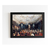 Quadro Art Guardi Concerto De Senhoras Na Sala Filarmônica