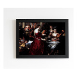 Quadro Art Peter Paul Rubens O Banquete De Herodes