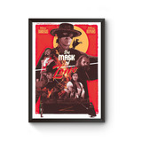 Quadro Arte A Máscara Do Zorro Poster Moldurado