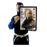 Quadro Arte Jigoro Kano Sensei Judo Jiu Jitsu Decoração Dojo