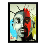 Quadro Arte Rap Sabotage Hip Hop Decorativo 42x29cm