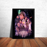 Quadro Arte Star Wars Cartaz Filme
