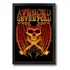 Quadro Avenged Sevenfolf Com Moldura A4 30 X 21 Cm B