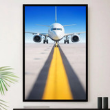 Quadro Avião Aviação Viagem Turismo Decorativo A3 35x45cm