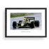 Quadro Ayrton Senna Lotus Preta Grande A3 Carro Moldura