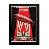 Quadro Banda Led Zeppelin Rock Poster Moldurado