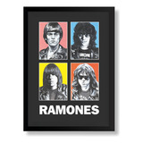 Quadro Banda Ramones Poster