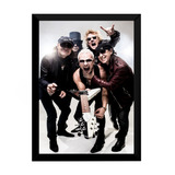 Quadro Banda Scorpions Rock Foto Moldura 42x29cm