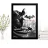 Quadro Batman Arkham City A3 Com Acetato Frontal 45x33 Cm