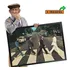 Quadro Beatles Lennon Mccartney George Com Moldura Preta A1 Cor Cores Vivas, Impressão Hd Cor Da Armação Moldura Na Cor Preta