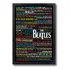 Quadro Beatles Lennon Paul Mccartney Com Moldura A1 I