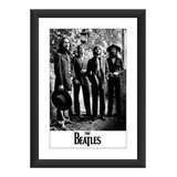 Quadro Beatles Poster Banda Rock Music Decorar 45x60cm