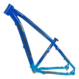 Quadro Bicicleta Aro 29 Mtb Safe Cabeamento Interno Alumínio Cor Azul azul Safira