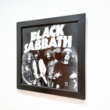 Quadro Black Sabbath Contra Capa Do