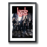 Quadro Black Sabbath Dio Acdc Guns Tp Paspatur C Moldura A3